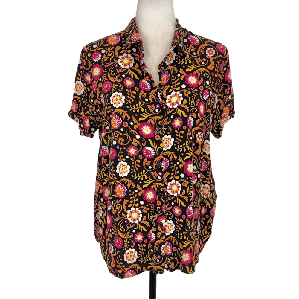 Twik floral button-down shirt